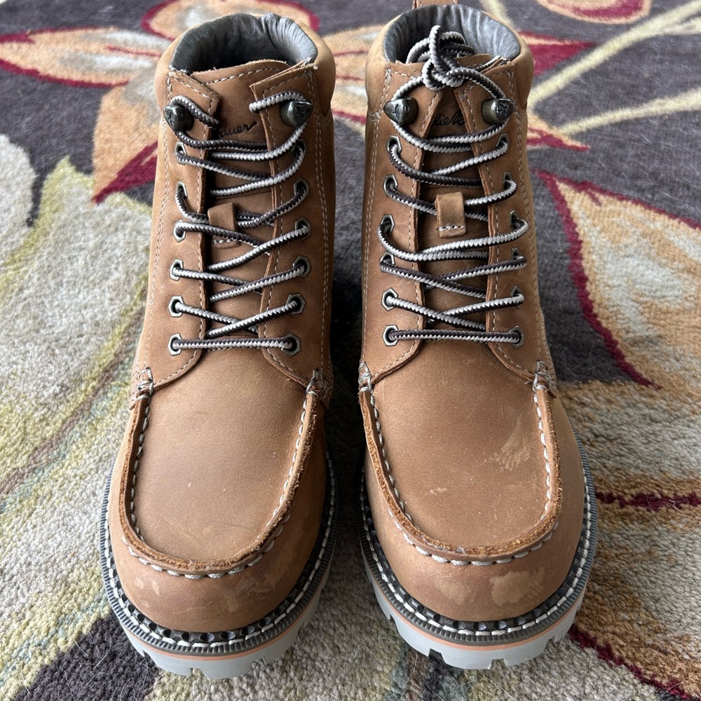 Women’s Tan Leather Boots Eddie Bauer